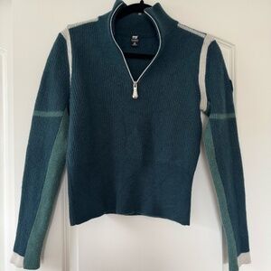 Women's Edge Knitted Sweater Helly Hansen blue green small